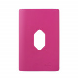 Placa p/ 1 Interruptor Vertical 4x2 - Novara Rosa Fosco